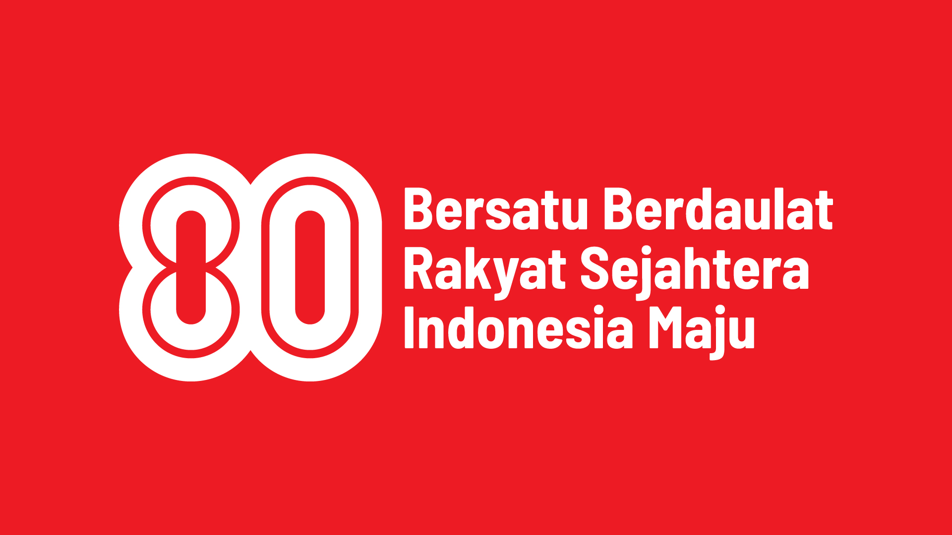Resmi, Logo HUT ke-80 RI Diluncurkan oleh Presiden Prabowo